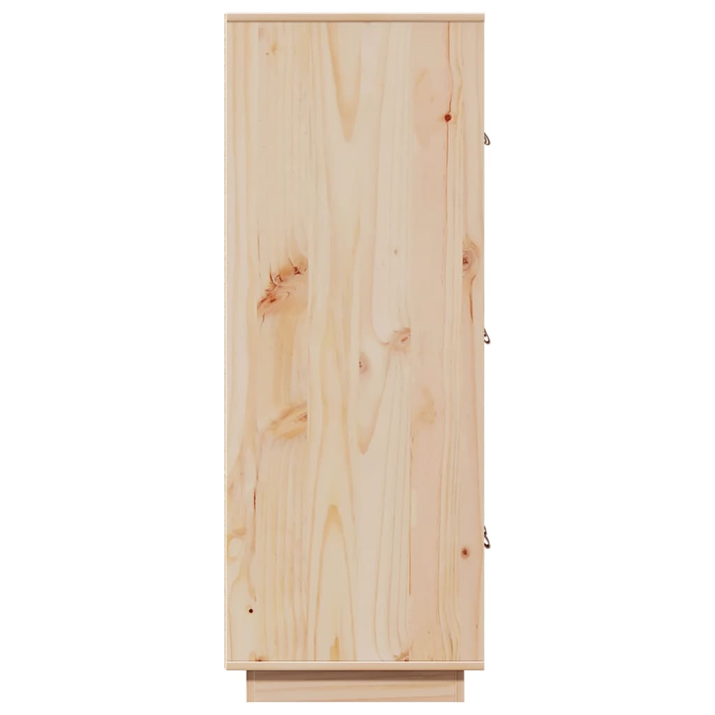 Highboard 67X40X108.5 Cm Solid Wood Pine