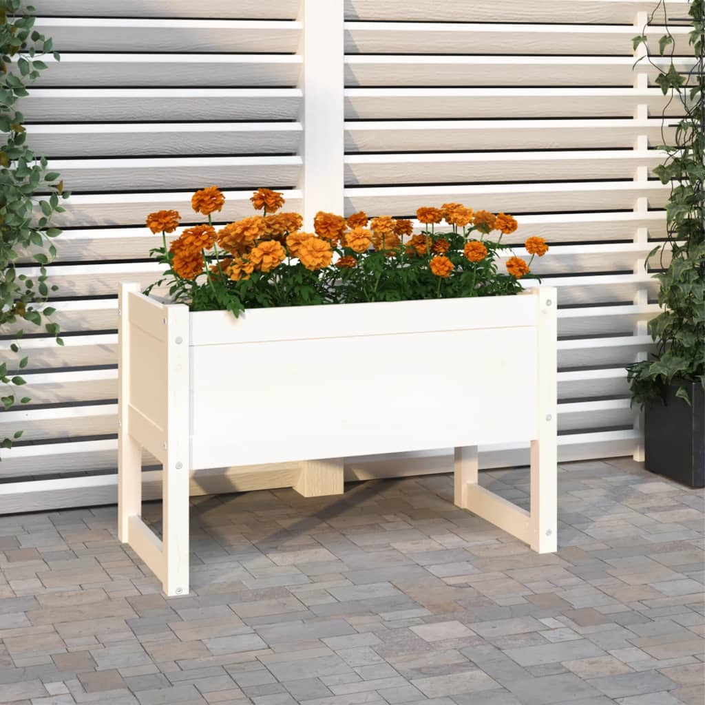 Planters 2 Pcs Solid Wood Pine
