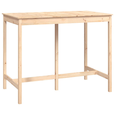 Bar Table Solid Wood Pine