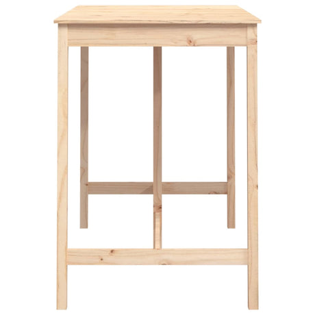 Bar Table Solid Wood Pine