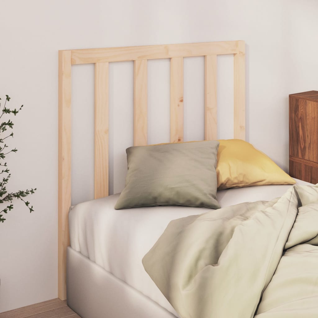 Bed Headboard 95X4X100 Cm Solid Wood Pine