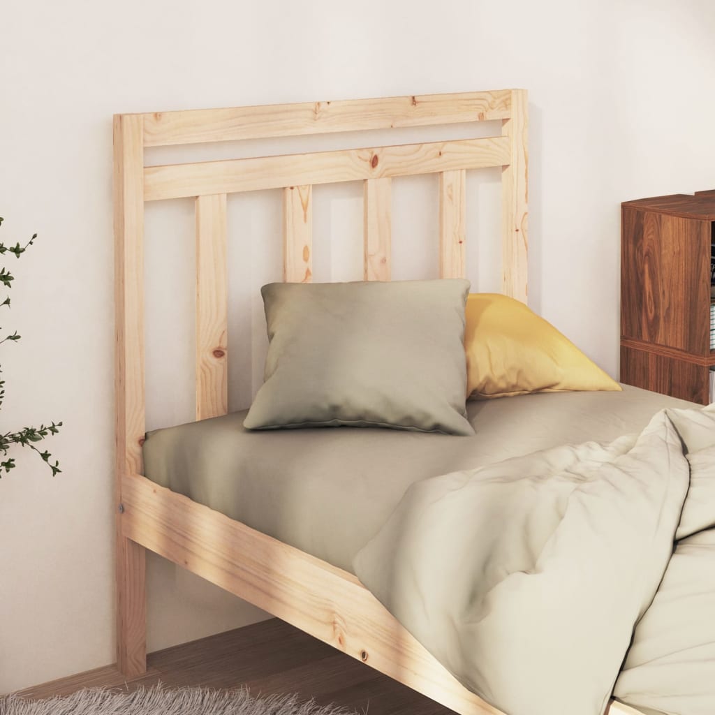 Bed Headboard 96X4X100 Cm Solid Wood Pine