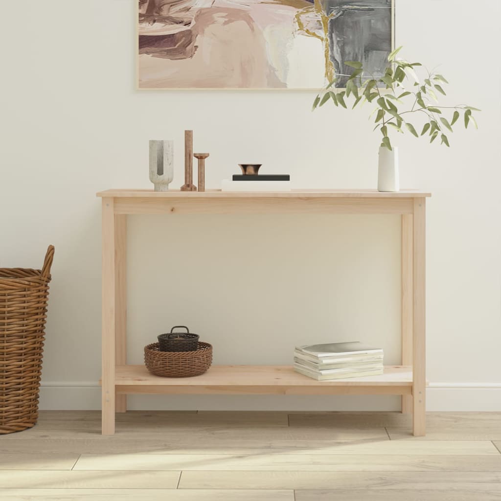 Console Table 110X40X80 Cm Solid Wood Pine