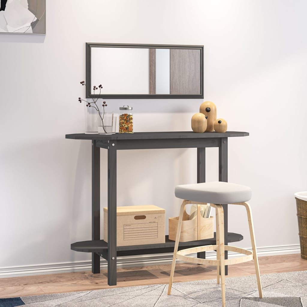 Console Table 110X40X80 Cm Solid Wood Pine