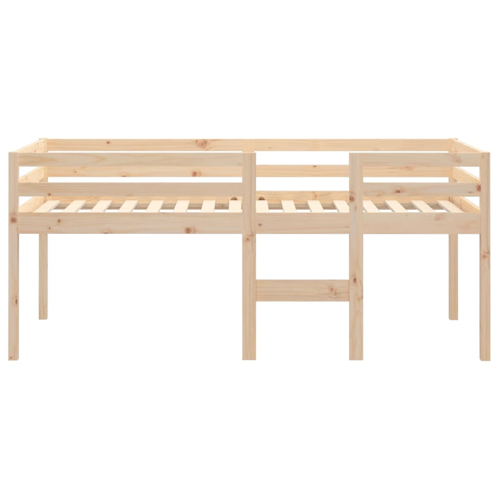High Sleeper Bed Without Mattress Solid Wood Pine