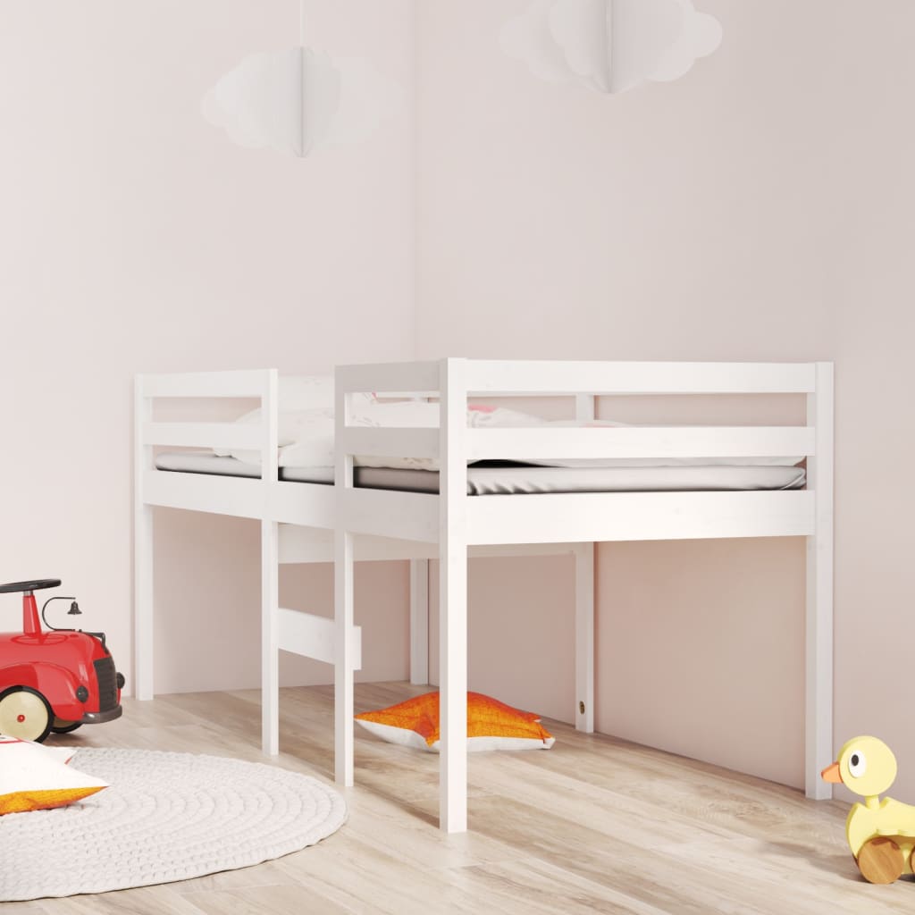 High Sleeper Bed Without Mattress Solid Wood Pine
