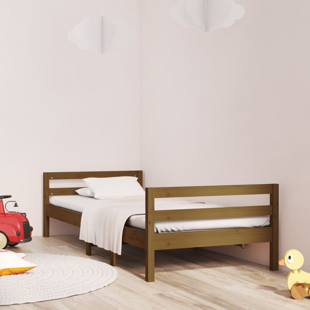 Bed Frame Without Mattress Solid Wood Pine