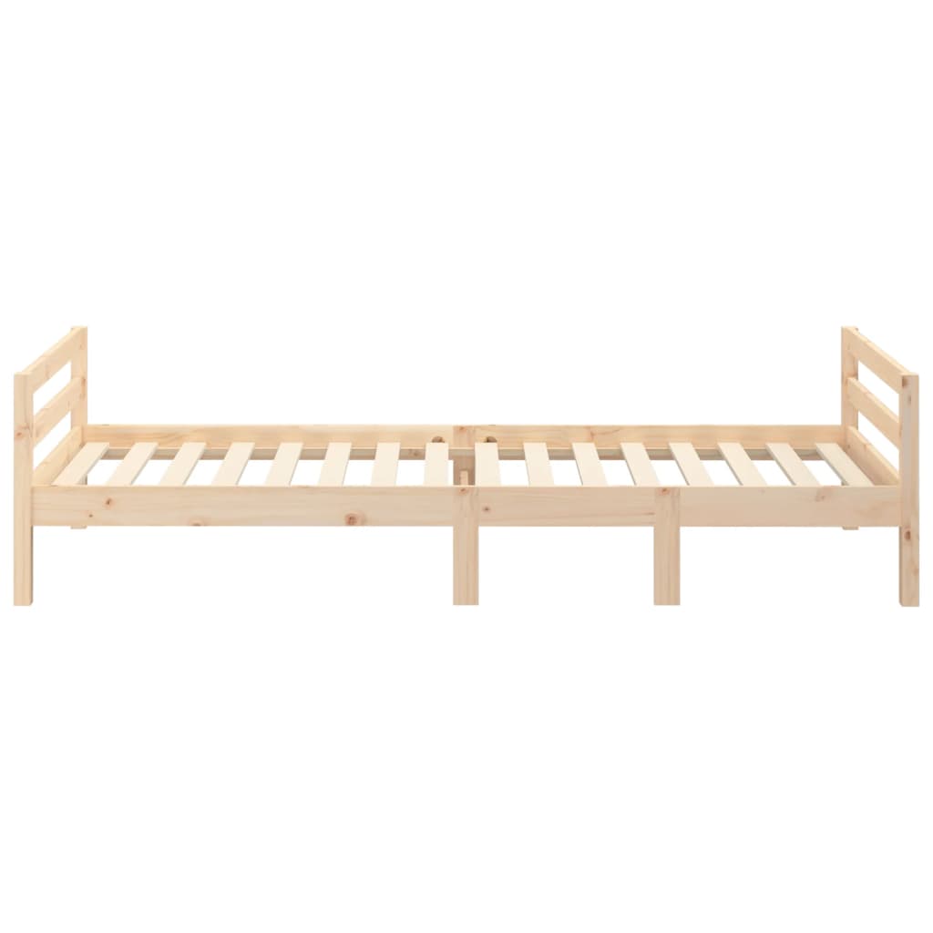 Bed Frame Without Mattress Solid Wood Pine