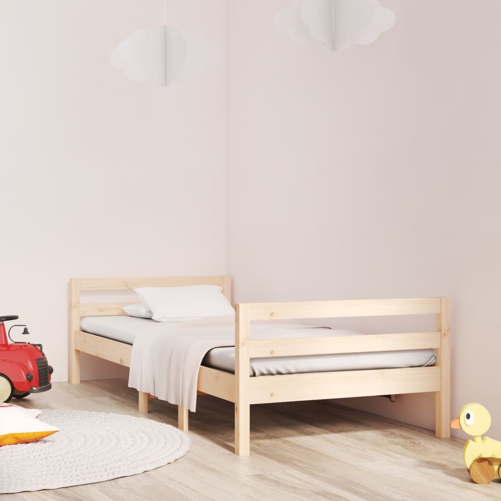 Bed Frame Without Mattress Solid Wood Pine