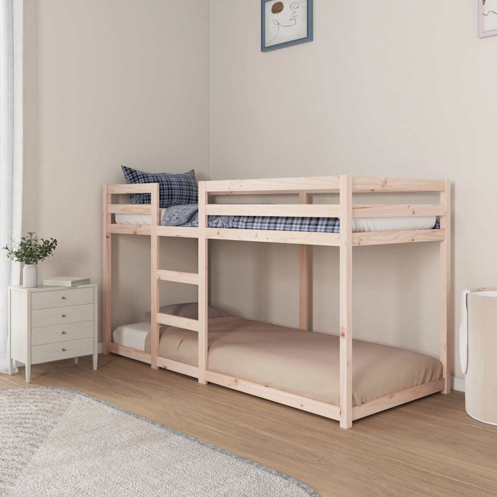 Bunk Bed Without Mattress Solid Wood Pine