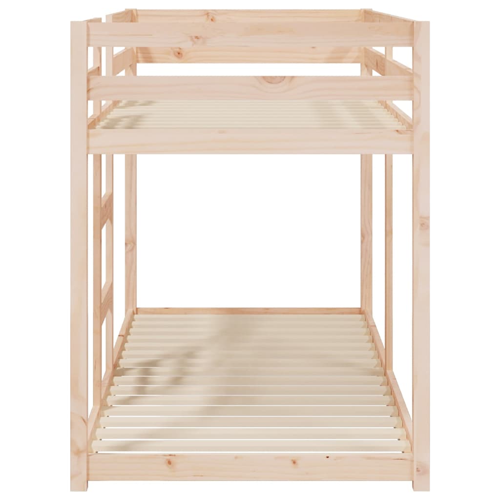 Bunk Bed Without Mattress Solid Wood Pine