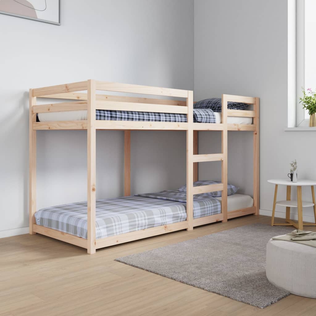 Bunk Bed Without Mattress Solid Wood Pine