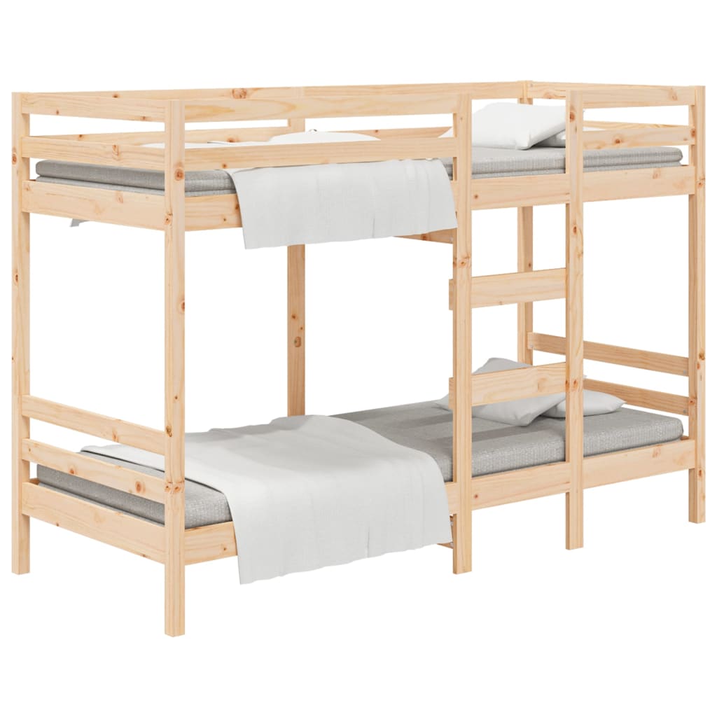 Bunk Bed Without Mattress Solid Wood Pine