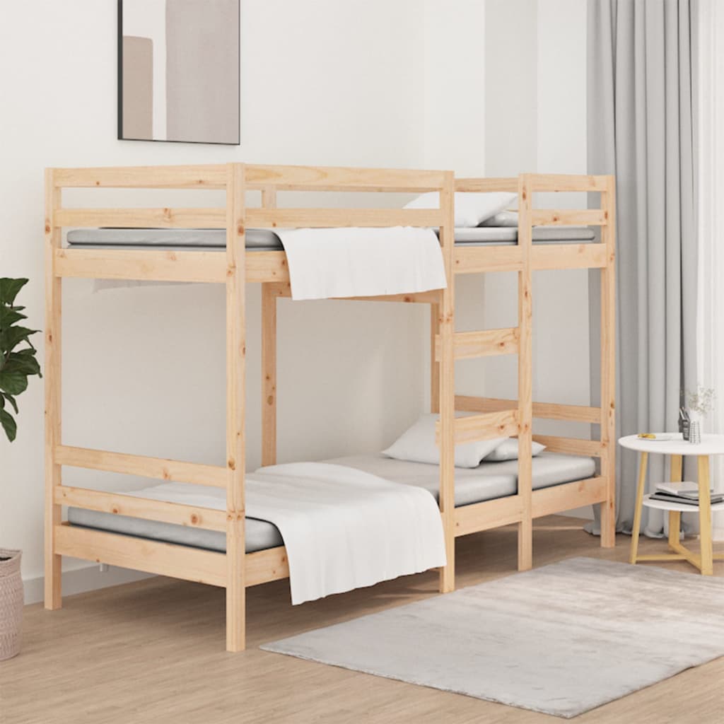 Bunk Bed Without Mattress Solid Wood Pine