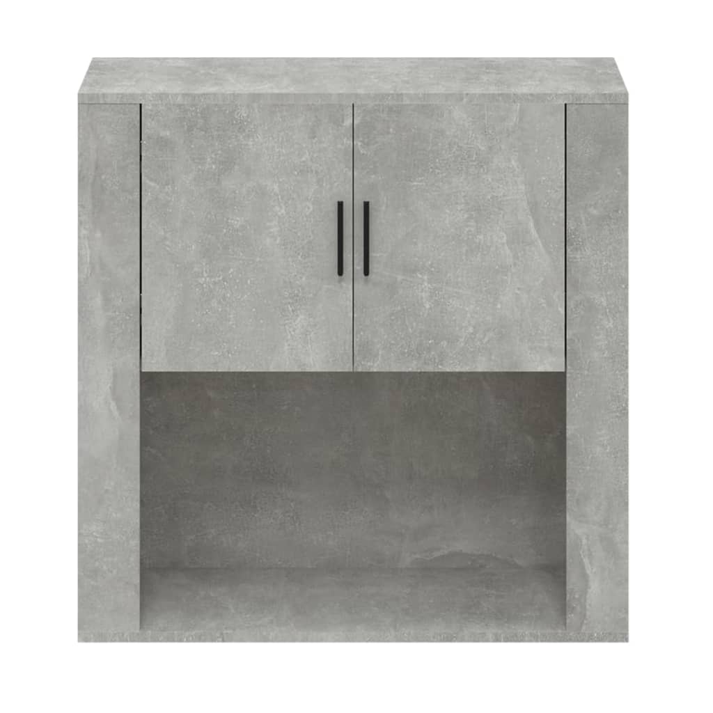 Wall Cabinet Concrete Grey 80X33X80 Cm Engineered Wood