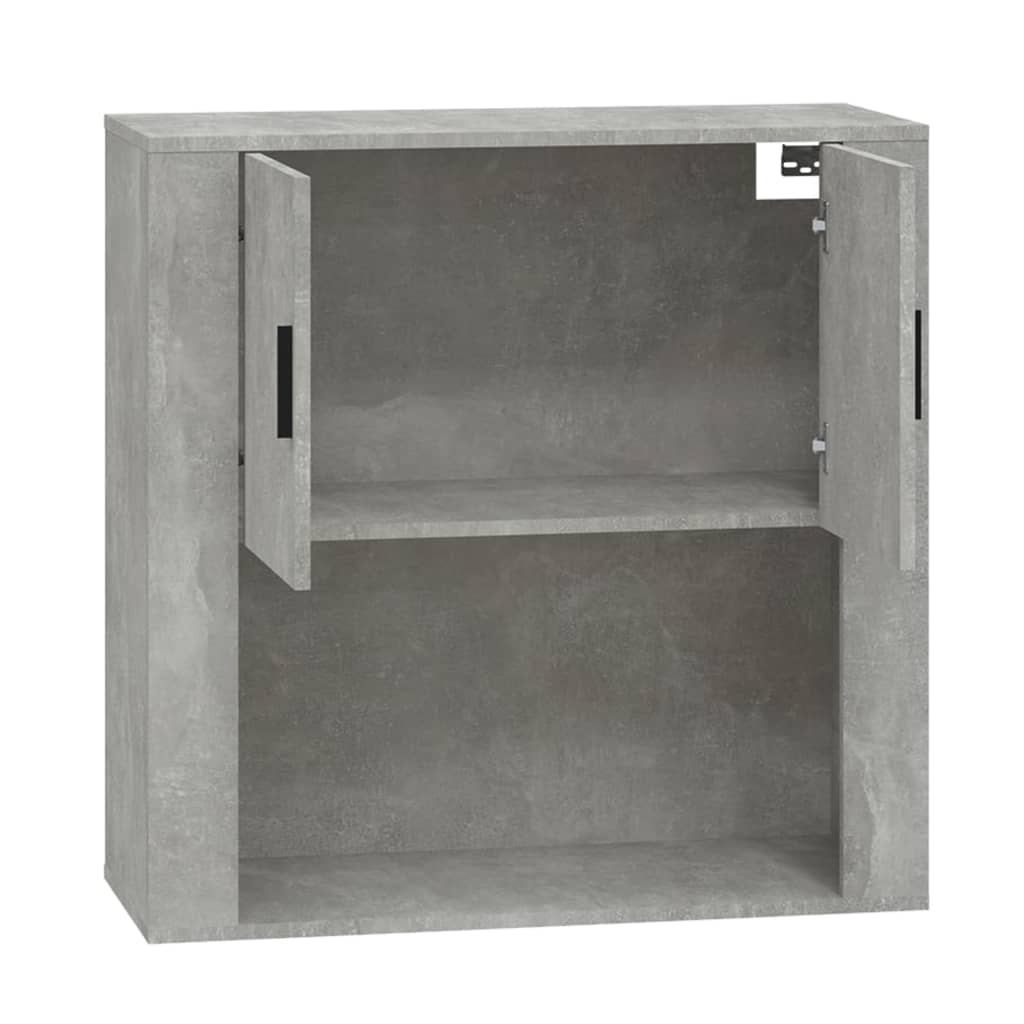Wall Cabinet Concrete Grey 80X33X80 Cm Engineered Wood