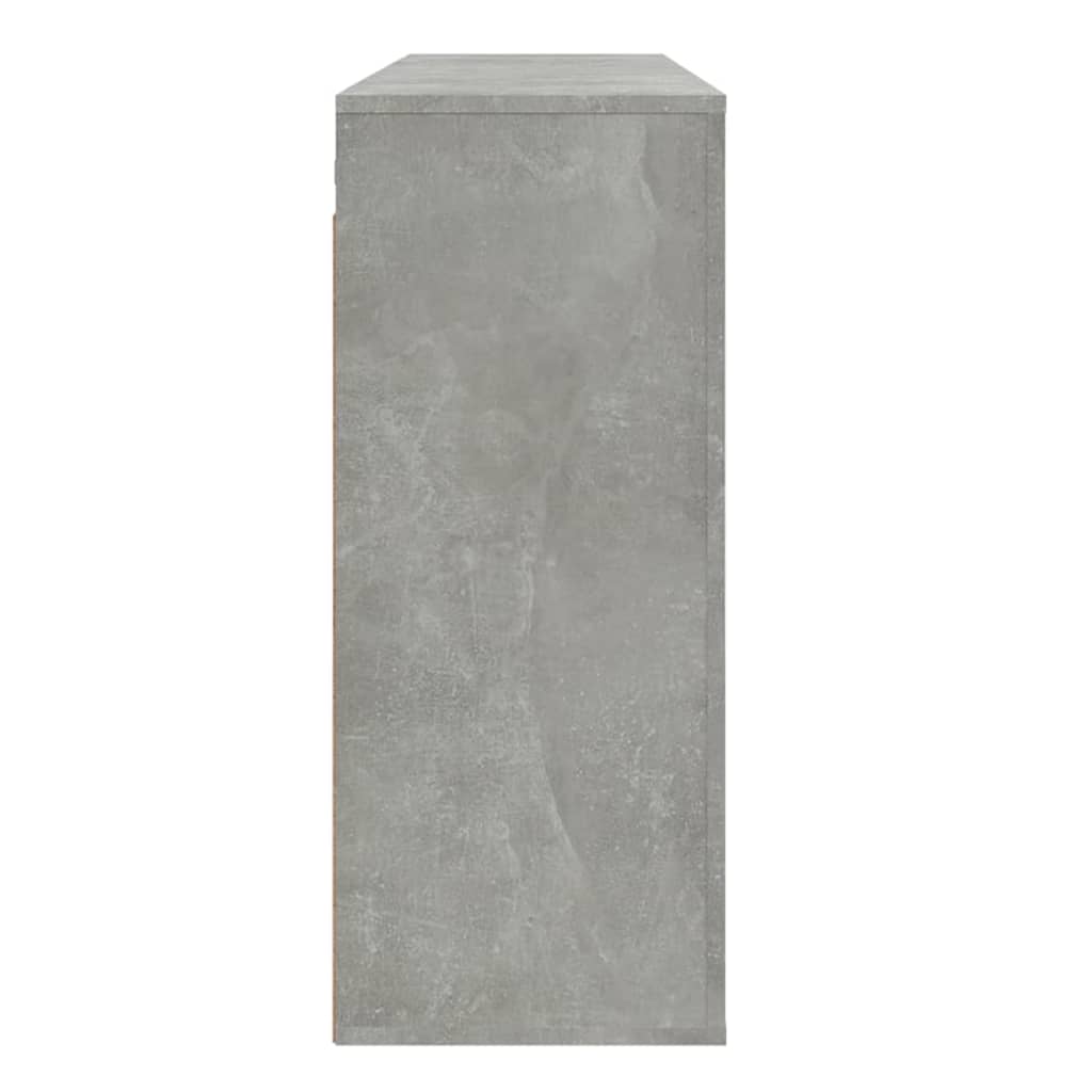 Wall Cabinet Concrete Grey 80X33X80 Cm Engineered Wood