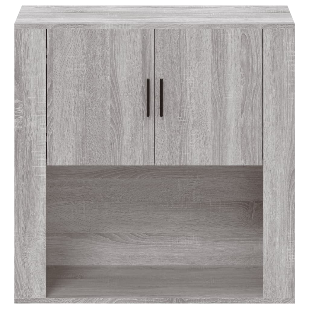 Wall Cabinet Grey Sonoma 80X33X80 Cm Engineered Wood