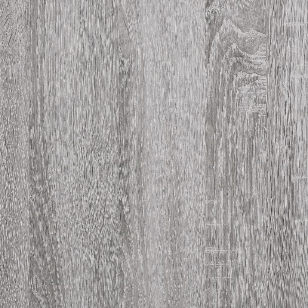 Wall Cabinet Grey Sonoma 80X33X80 Cm Engineered Wood