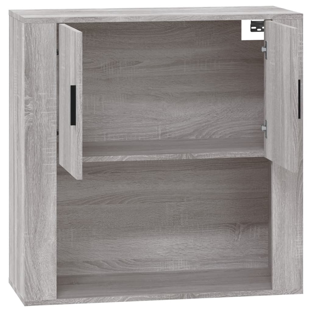 Wall Cabinet Grey Sonoma 80X33X80 Cm Engineered Wood