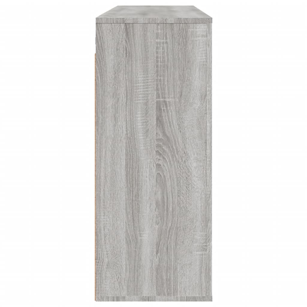 Wall Cabinet Grey Sonoma 80X33X80 Cm Engineered Wood