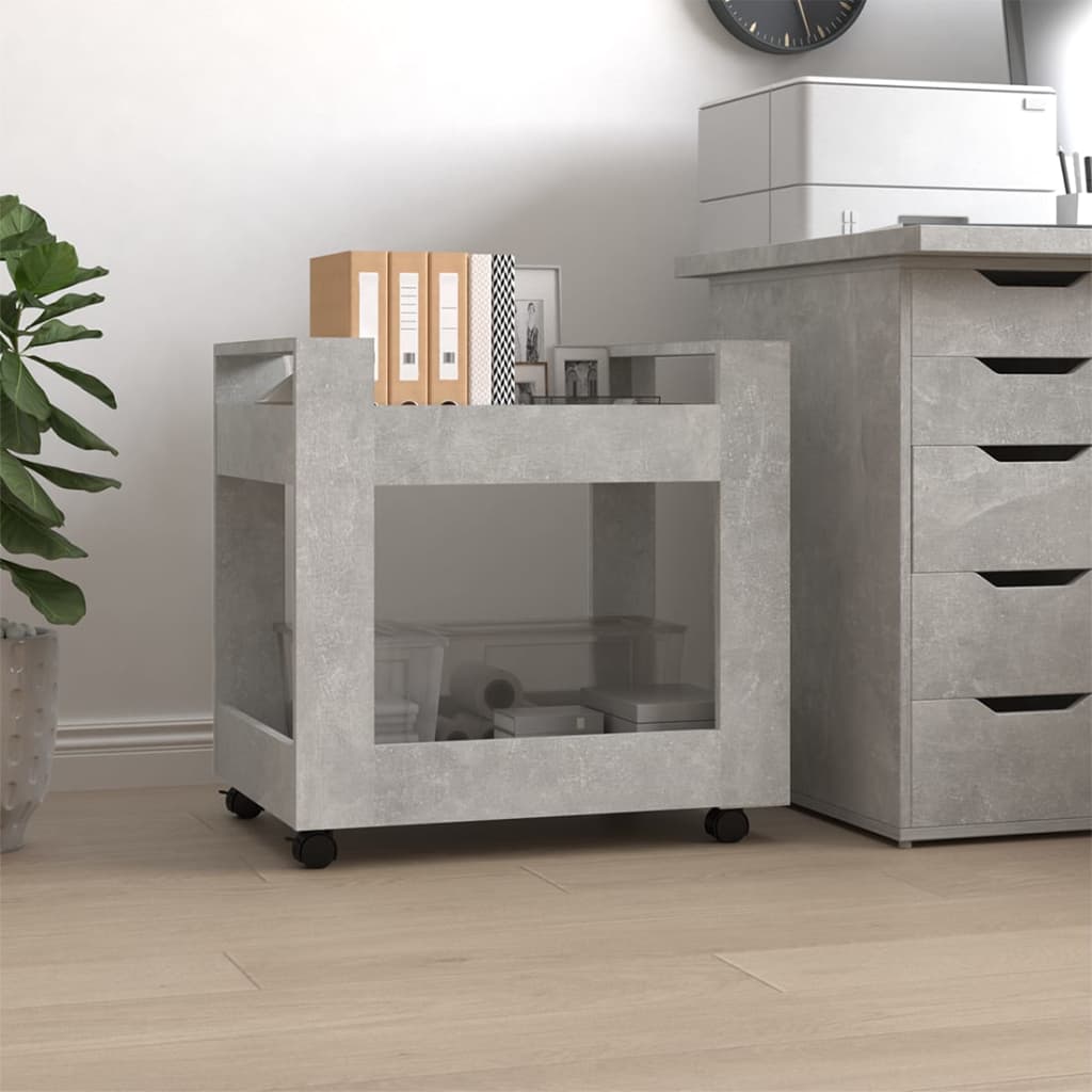 Desk Trolley 60X45X60 Cm Engineered Wood