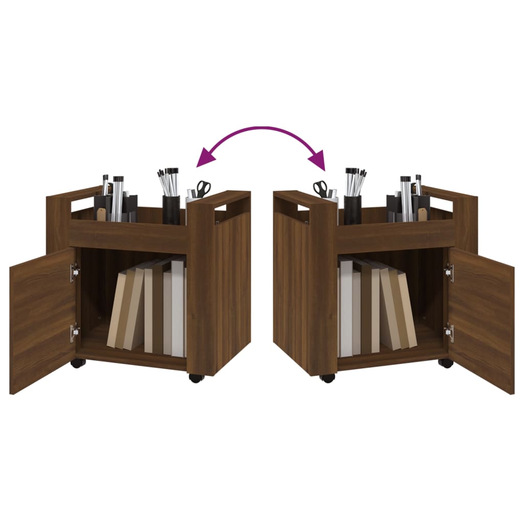 Desk Trolley 60X45X60 Cm Engineered Wood