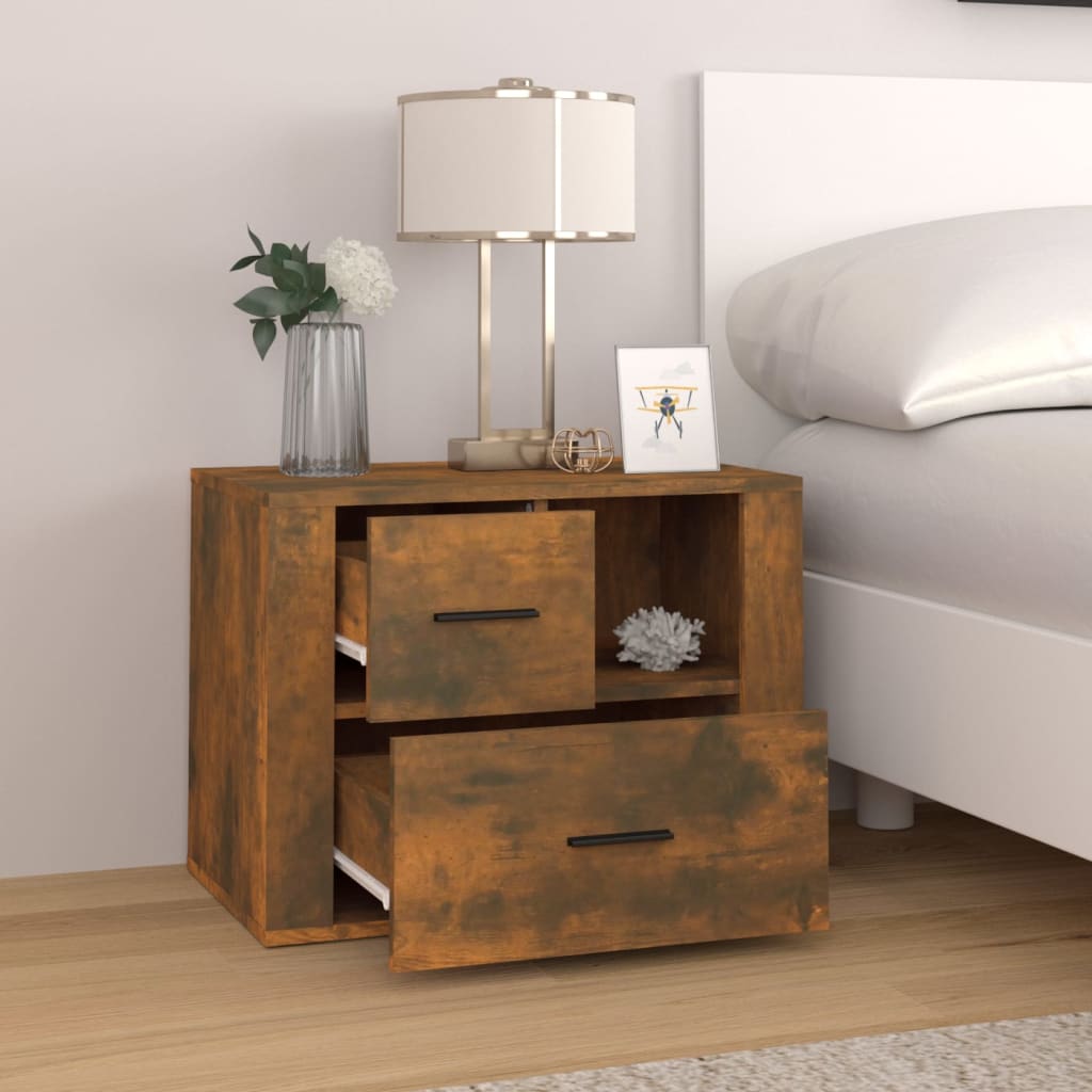 Bedside Cabinet 60X36X45 Cm Engineered Wood