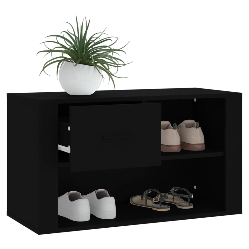 Shoe Cabinet 80X35X45 Cm Engineered Wood