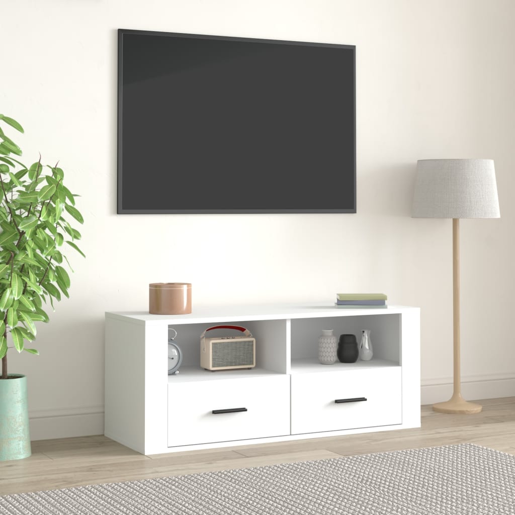 Tv Cabinet 100X35X40 Cm Engineered Wood