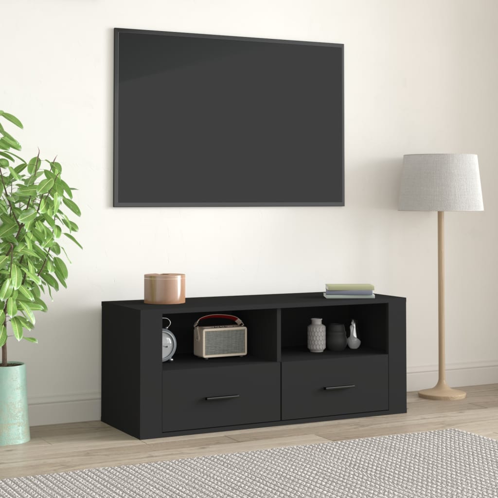 Tv Cabinet 100X35X40 Cm Engineered Wood