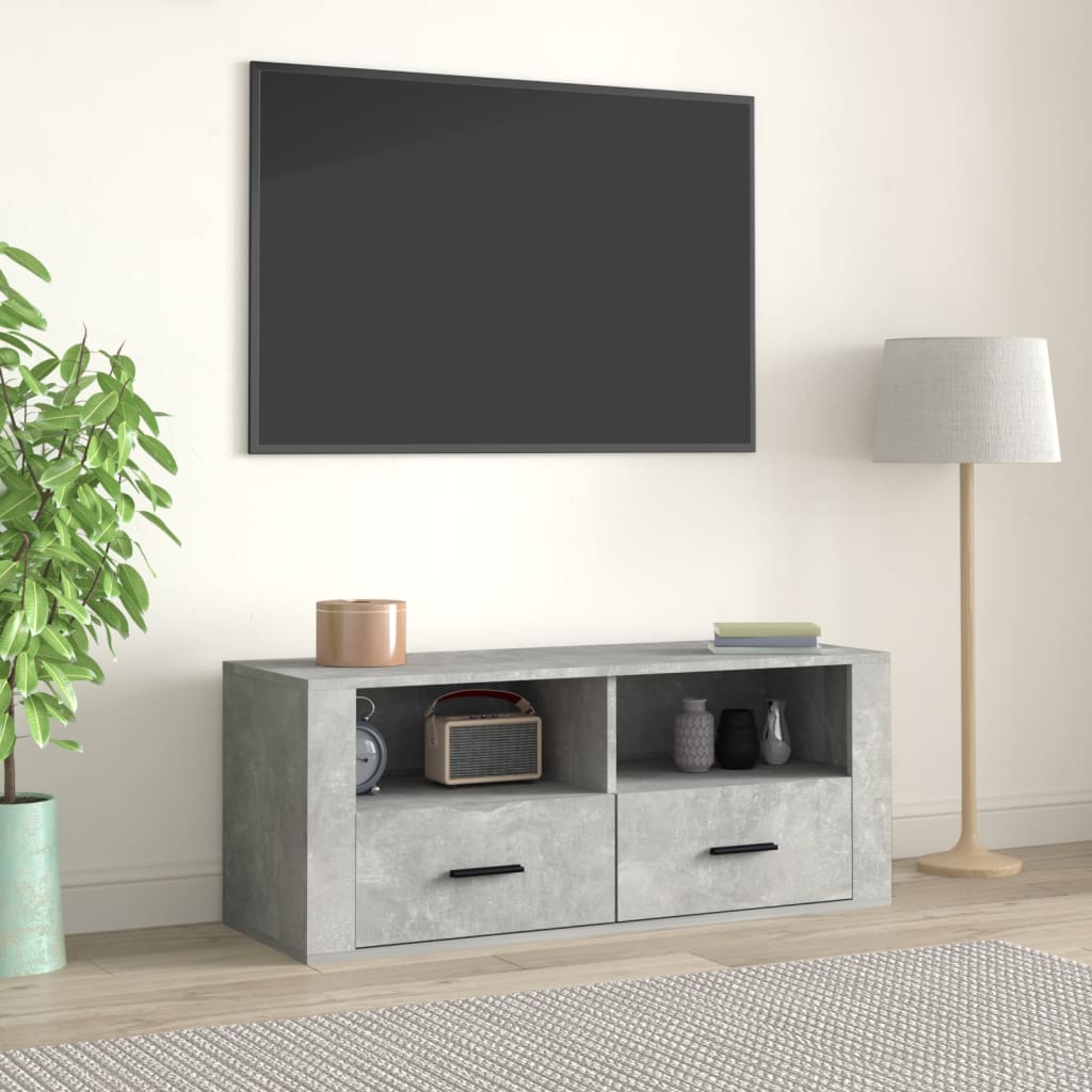 Tv Cabinet 100X35X40 Cm Engineered Wood