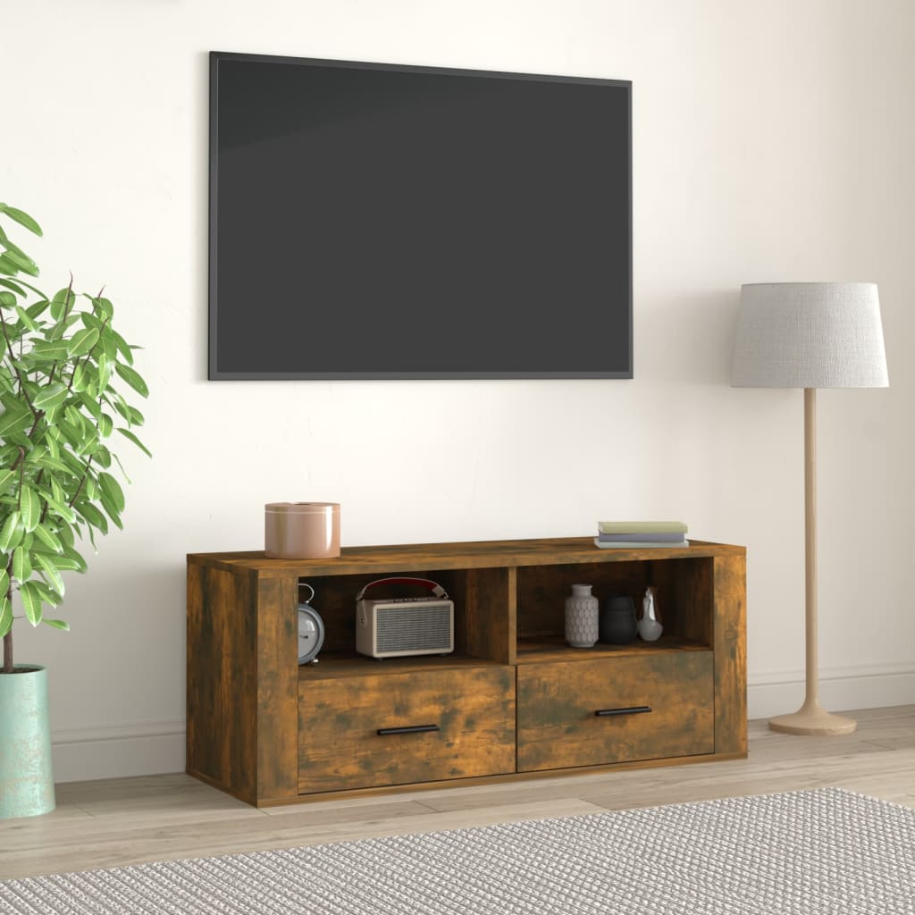 Tv Cabinet 100X35X40 Cm Engineered Wood