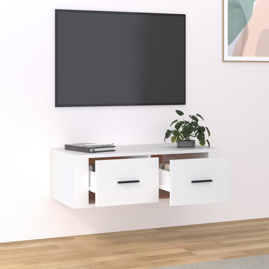 Hanging Tv Cabinet 80X36X25 Cm Engineered Wood
