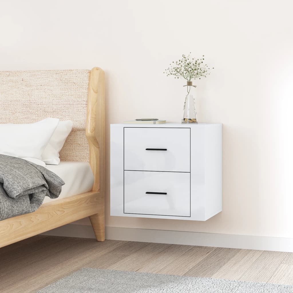 Wall-Mounted Bedside Cabinet 50X36X47 Cm