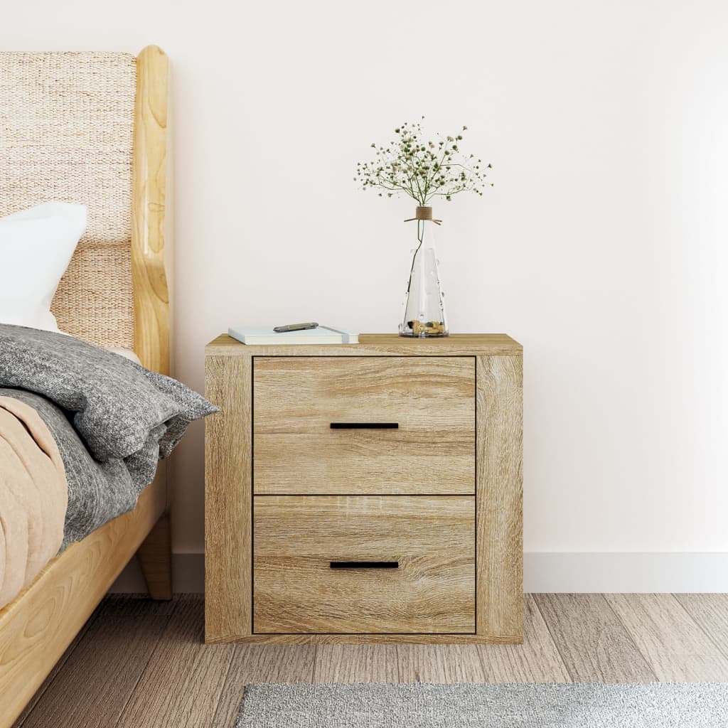 Wall-Mounted Bedside Cabinet 50X36X47 Cm