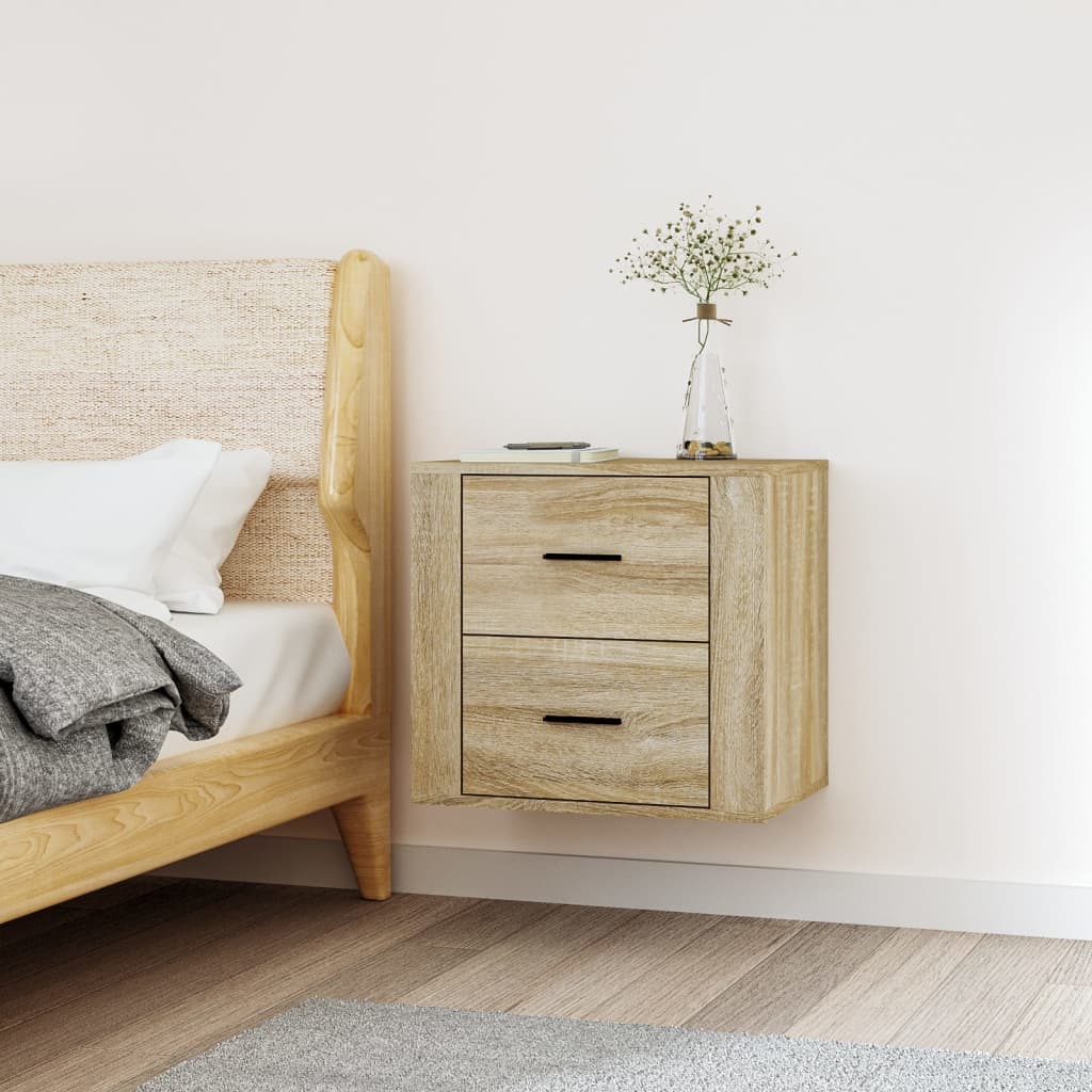Wall-Mounted Bedside Cabinet 50X36X47 Cm