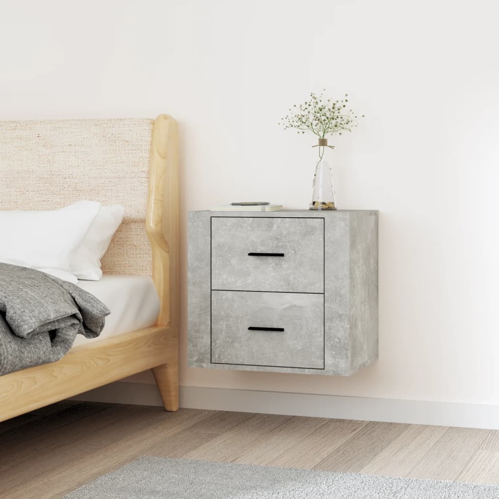 Wall-Mounted Bedside Cabinet 50X36X47 Cm
