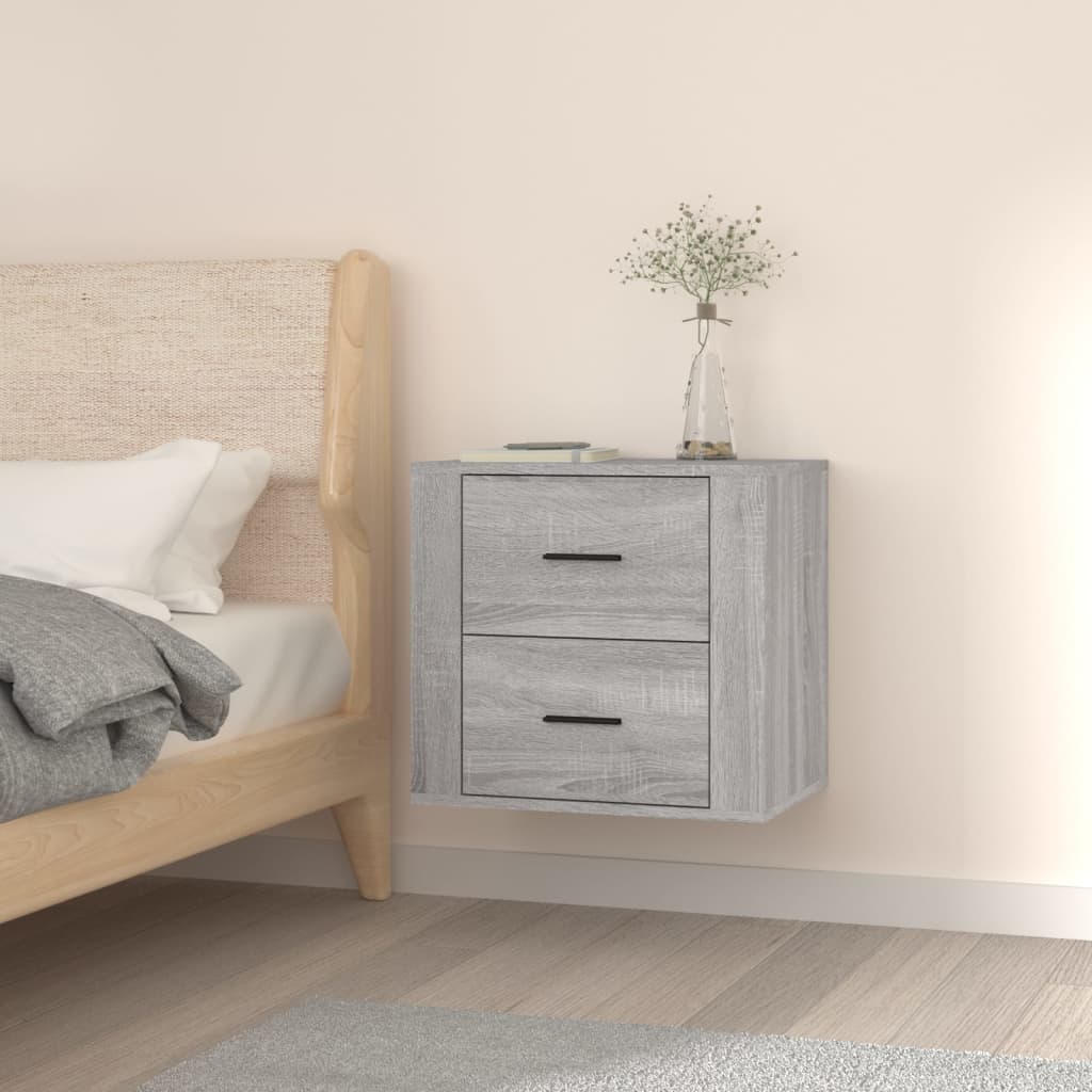 Wall-Mounted Bedside Cabinet 50X36X47 Cm