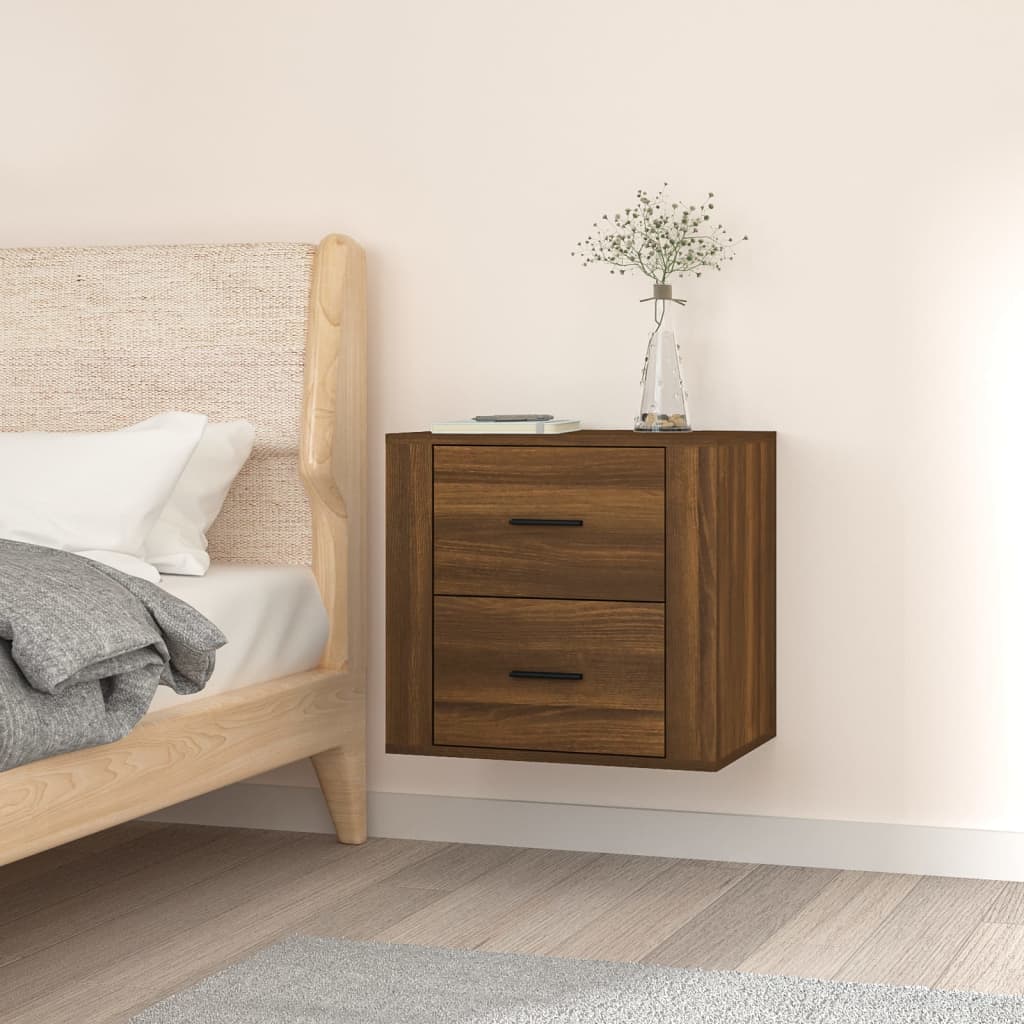 Wall-Mounted Bedside Cabinet 50X36X47 Cm