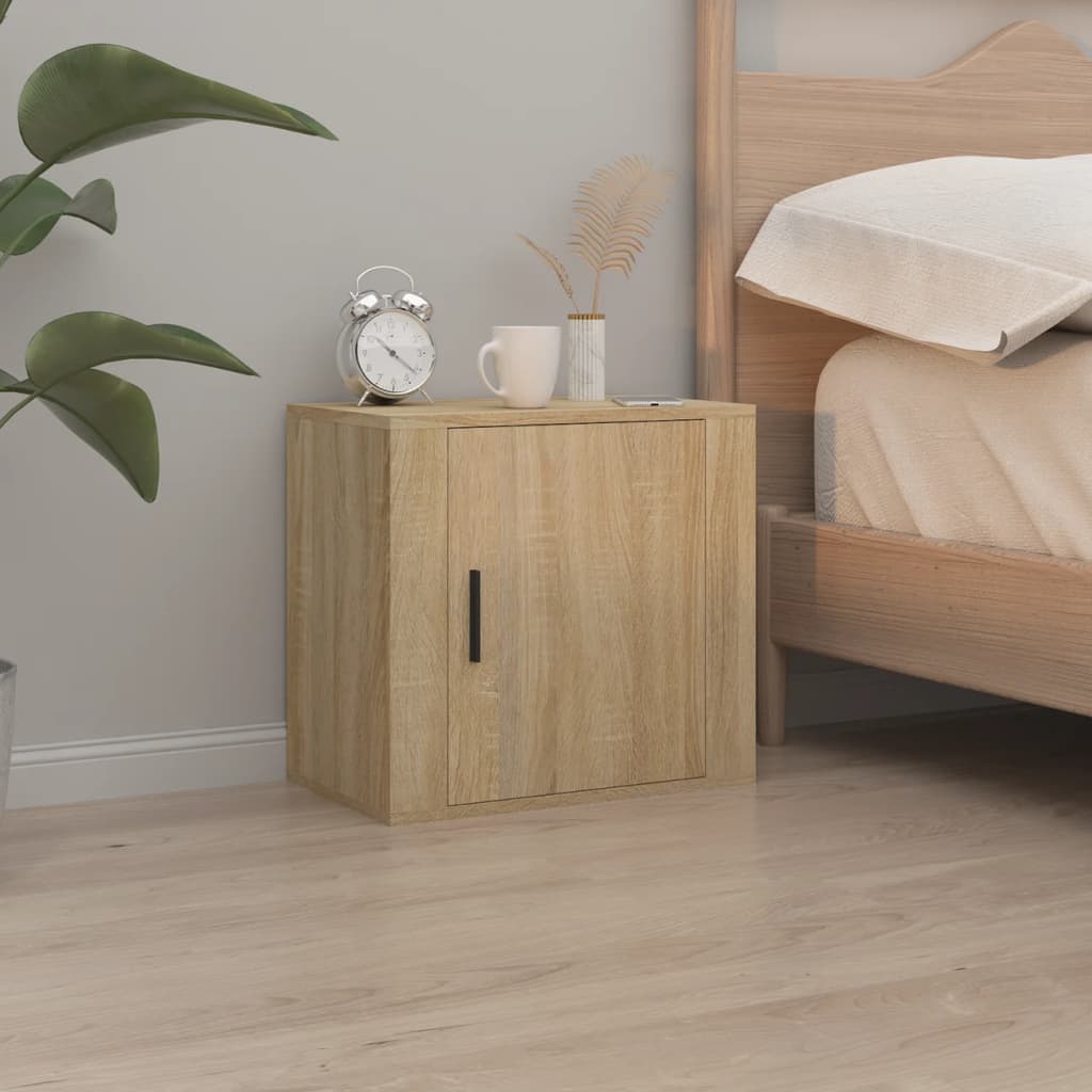 Wall-Mounted Bedside Cabinet 50X30X47 Cm