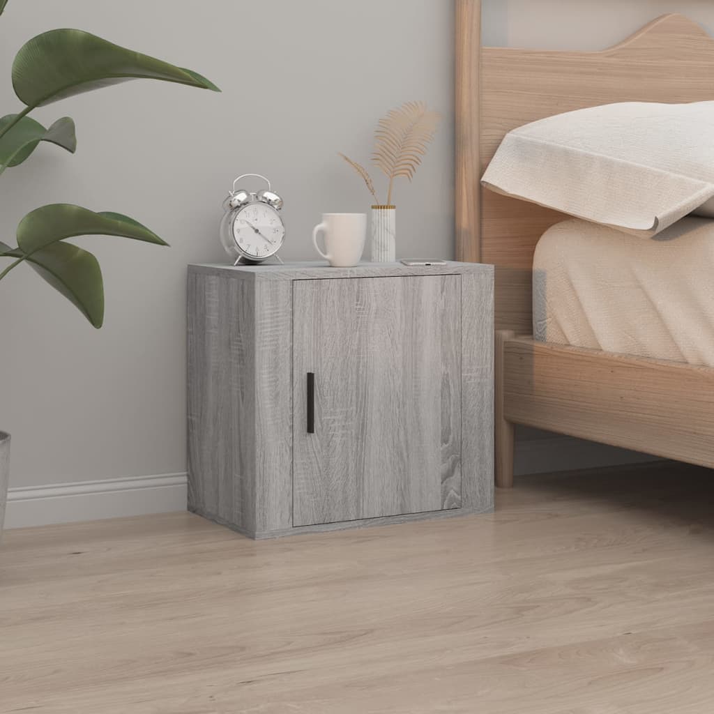 Wall-Mounted Bedside Cabinet 50X30X47 Cm