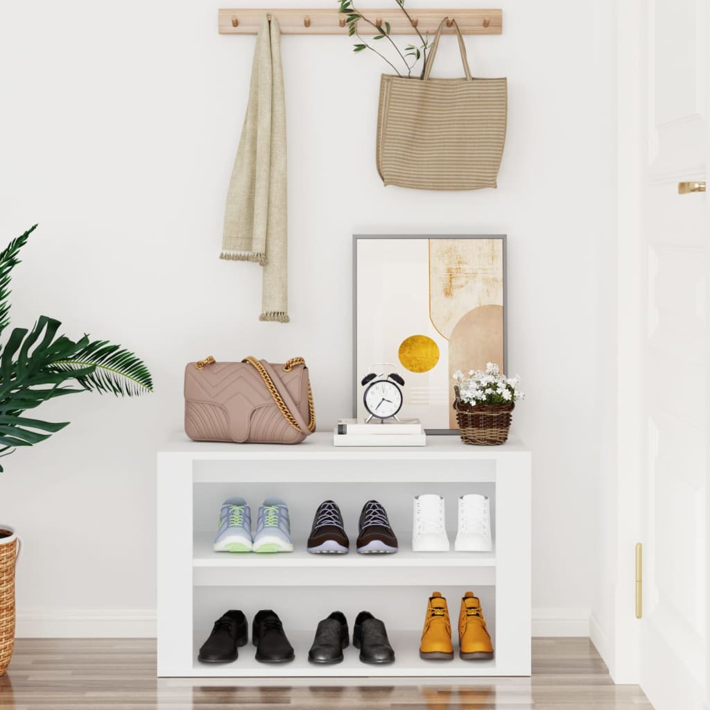 Shoe Rack 75X35X45 Cm Engineered Wood