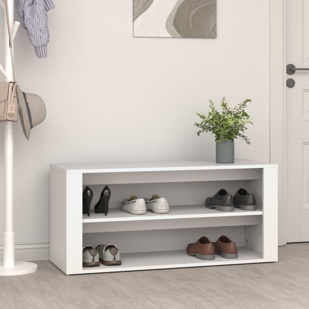 Shoe Rack 100X35X45 Cm Engineered Wood