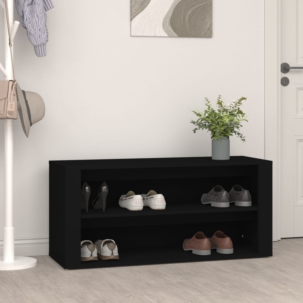 Shoe Rack 100X35X45 Cm Engineered Wood