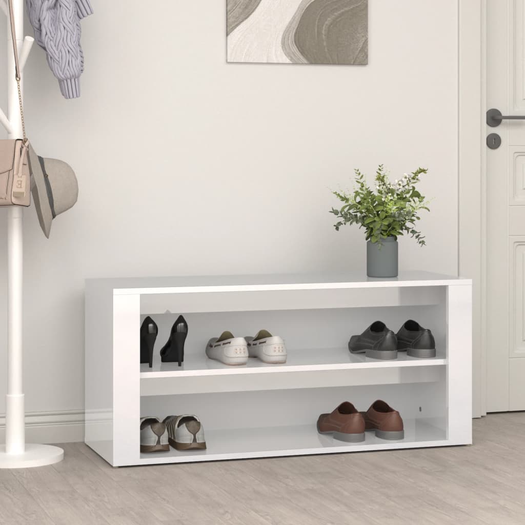 Shoe Rack 100X35X45 Cm Engineered Wood