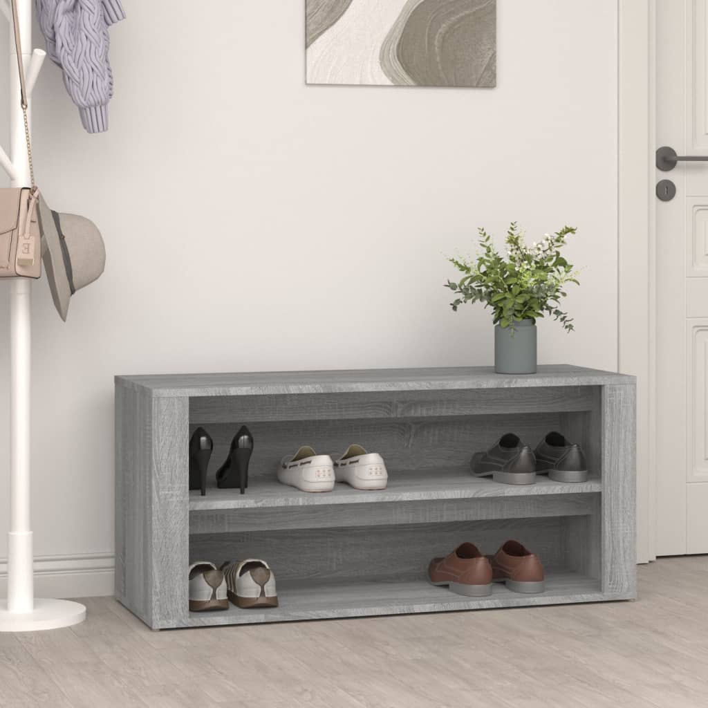 Shoe Rack 100X35X45 Cm Engineered Wood