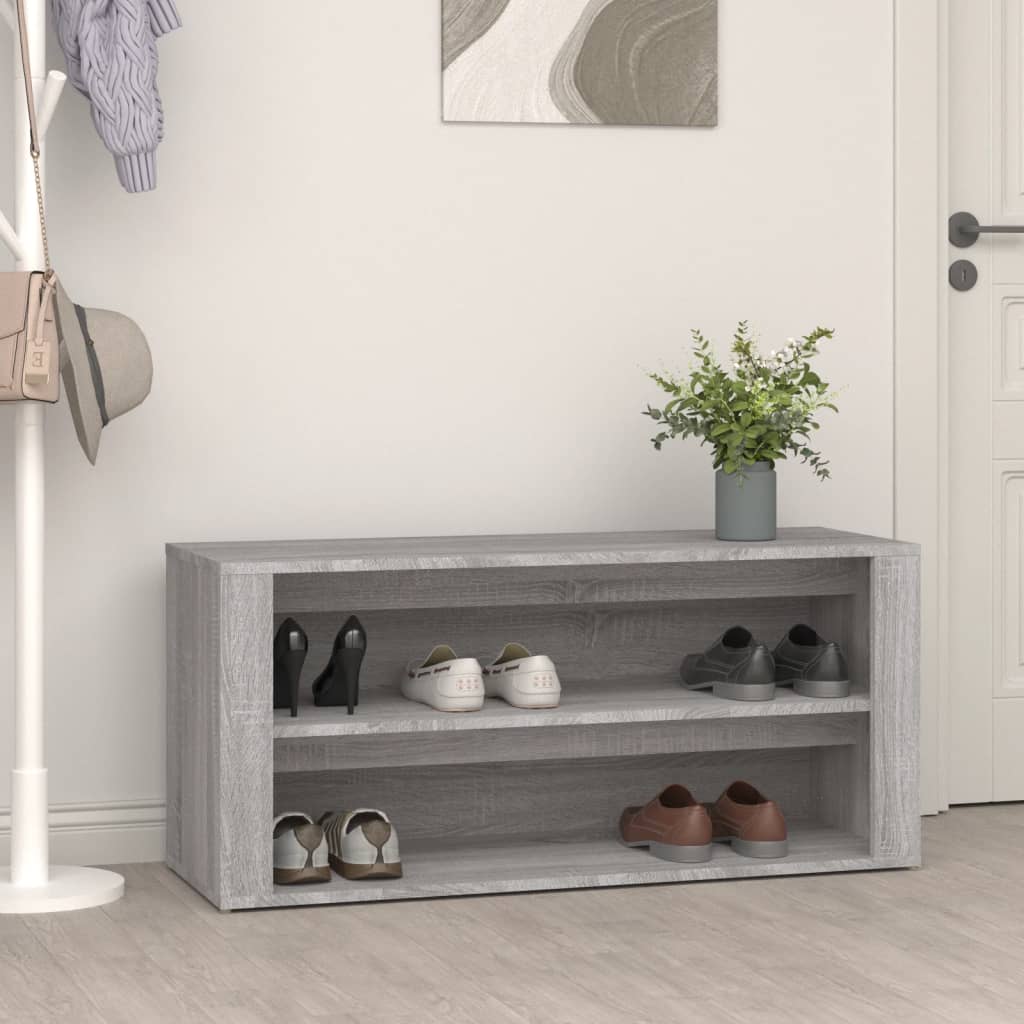 Shoe Rack 100X35X45 Cm Engineered Wood