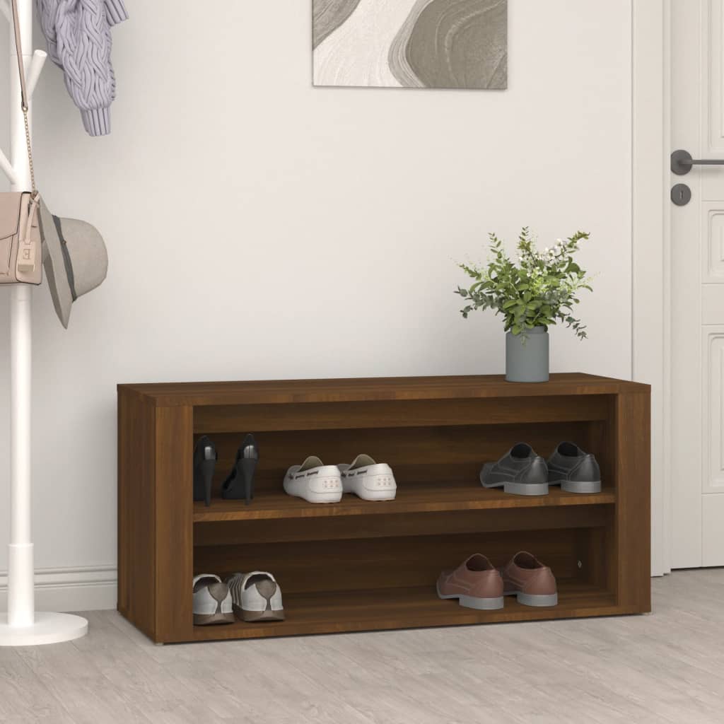 Shoe Rack 100X35X45 Cm Engineered Wood