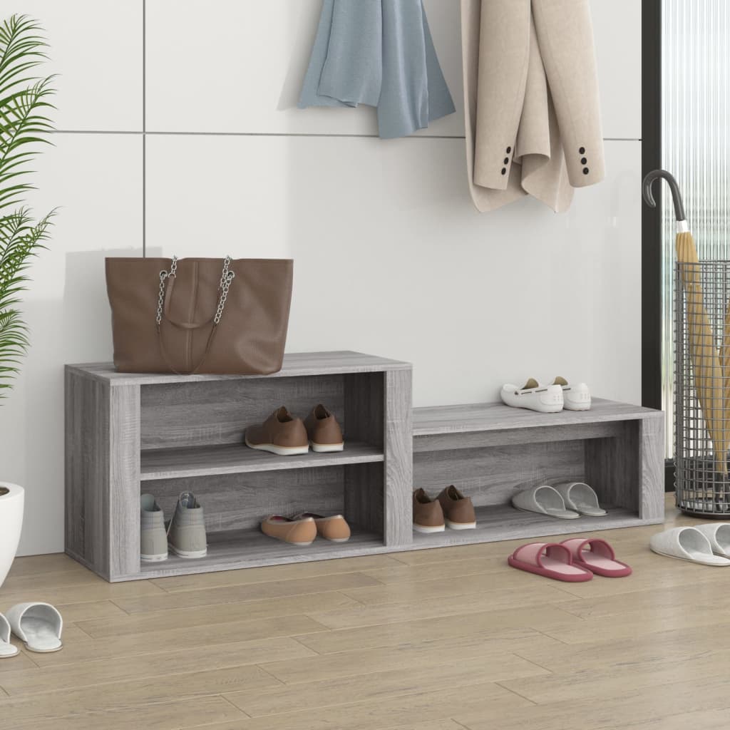 Shoe Cabinet 150X35X45 Cm Engineered Wood